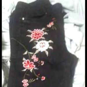 Embroidered Boho ladies jeans
